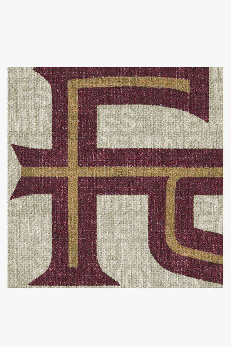 8 10 Red Area Rugs * | Promo Ruggable Florida State University Spirit Rug