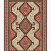 8 10 Red Area Rugs * | Best Deal Ruggable Zareen Paprika Red Rug