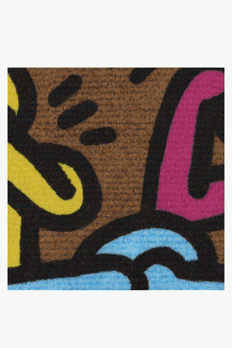 Abstract Rugs * | Best Sale Ruggable Keith Haring No Evil Multicolor Doormat