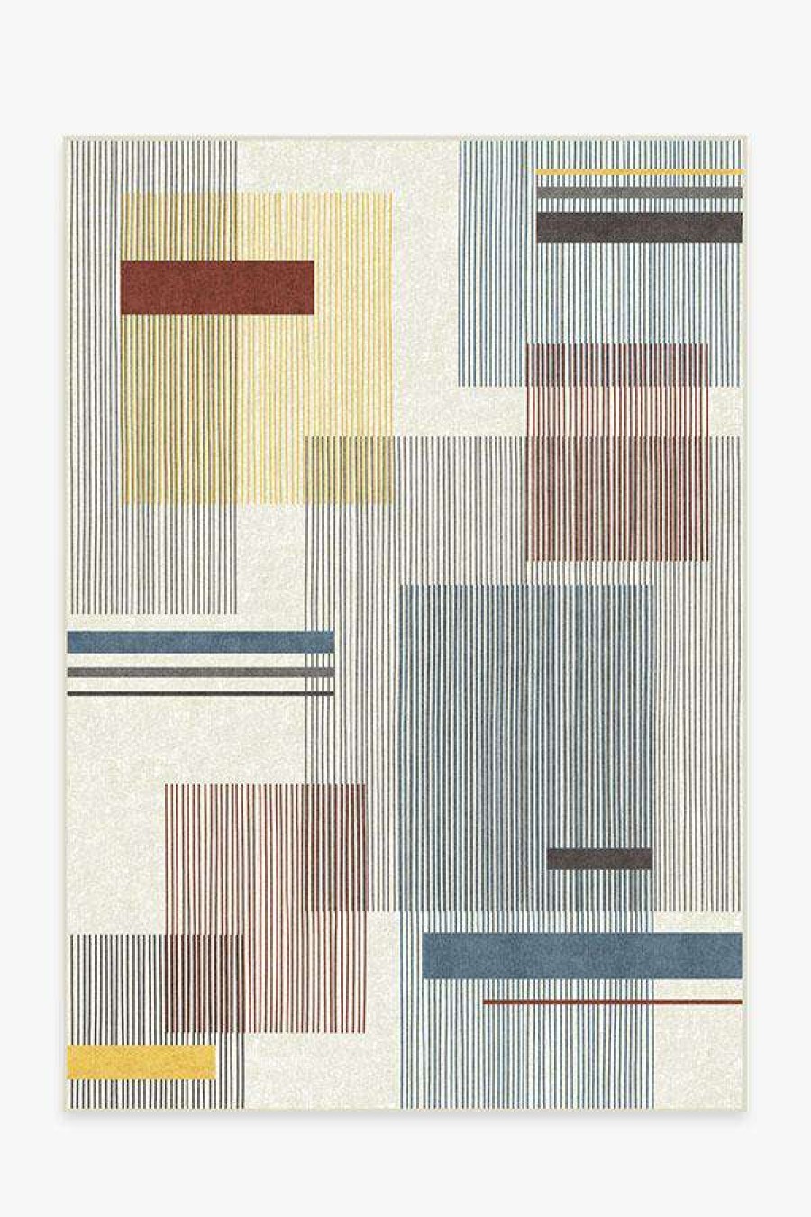 Abstract Rugs * | Flash Sale Ruggable Quadra Primary Rug