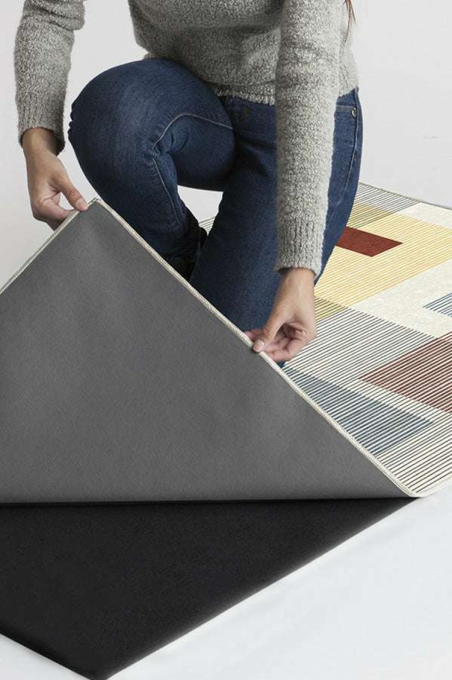 Abstract Rugs * | Flash Sale Ruggable Quadra Primary Rug