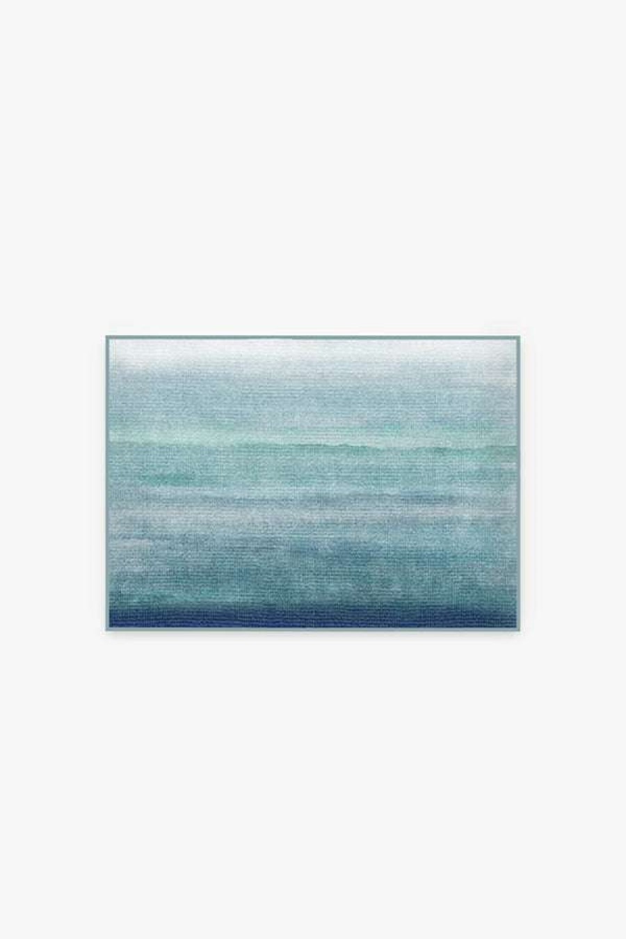 Abstract Rugs * | Cheap Ruggable Seascape Blue Bath Mat