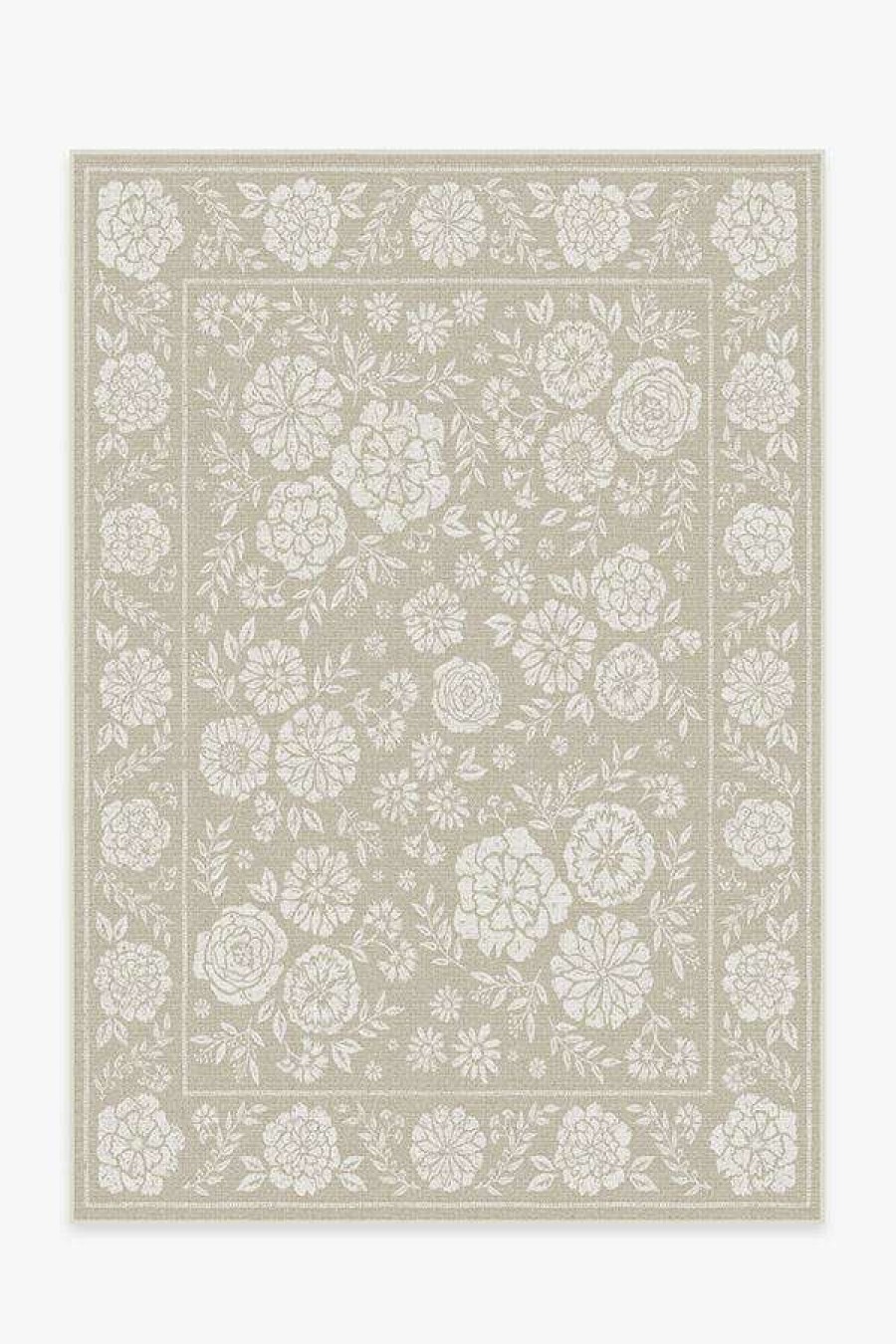 6 9 Outdoor Rugs * | Discount Ruggable Outdoor Carmela Suzani Natural Rug