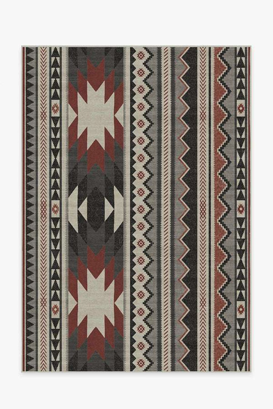 8 10 Red Area Rugs * | Hot Sale Ruggable Yuma Sumac Rug