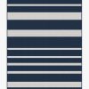 6 9 Outdoor Rugs * | Budget Ruggable Outdoor Sailmaker Stripe Blue Rug