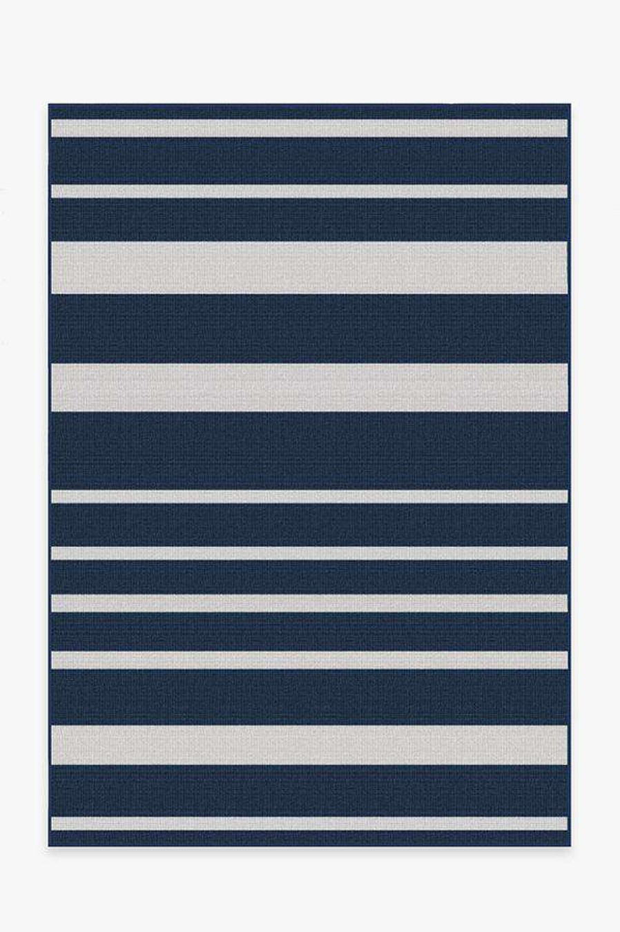 6 9 Outdoor Rugs * | Budget Ruggable Outdoor Sailmaker Stripe Blue Rug