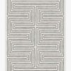 8 10 Black And White Rugs * | Promo Ruggable Jonathan Adler Labyrinth Black & Ivory Rug