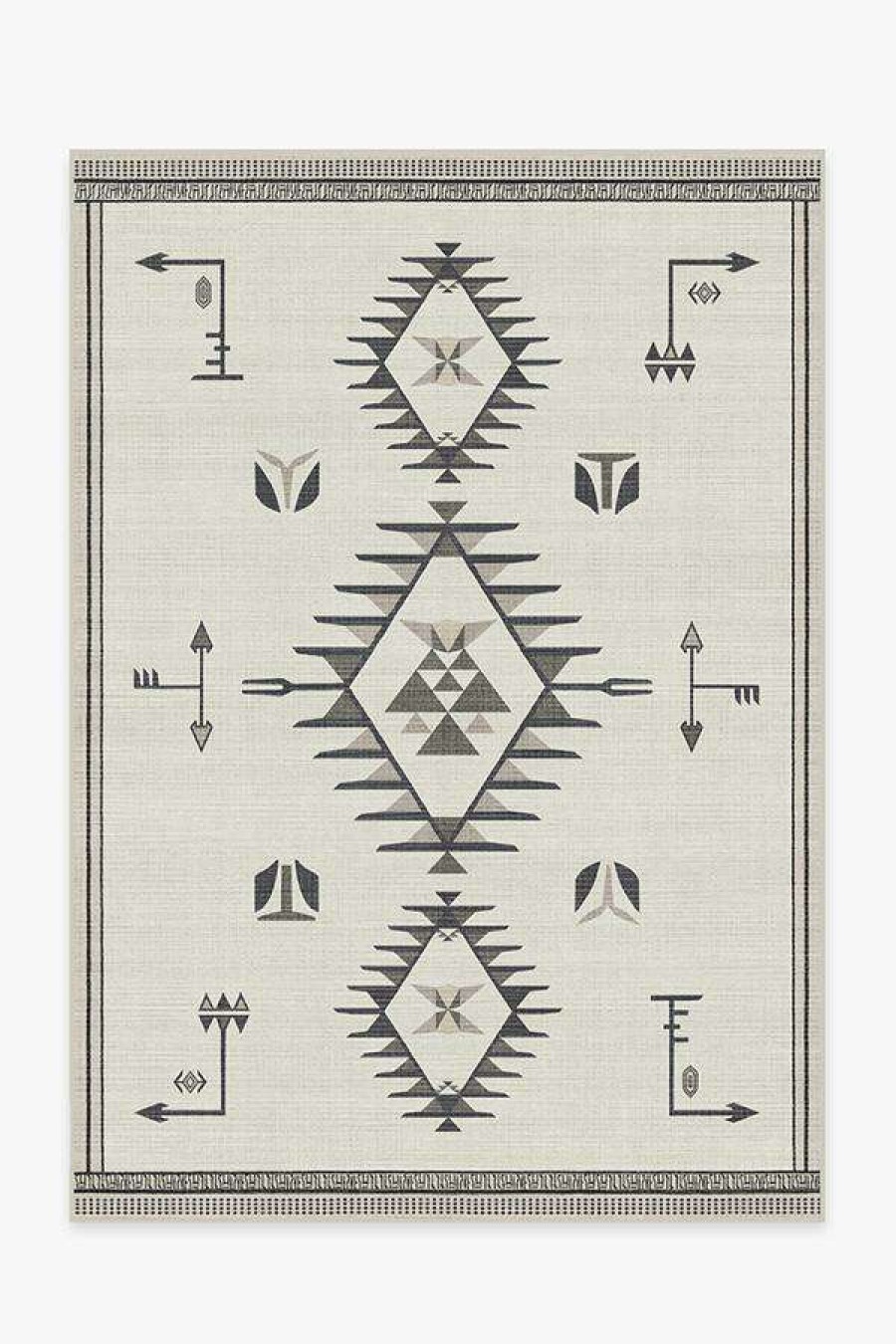 8 10 Black And White Rugs * | Top 10 Ruggable The Child Black & Cream Rug