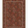 8 10 Red Area Rugs * | Outlet Ruggable Iris Apfel Perky Paisley Autumn Rug