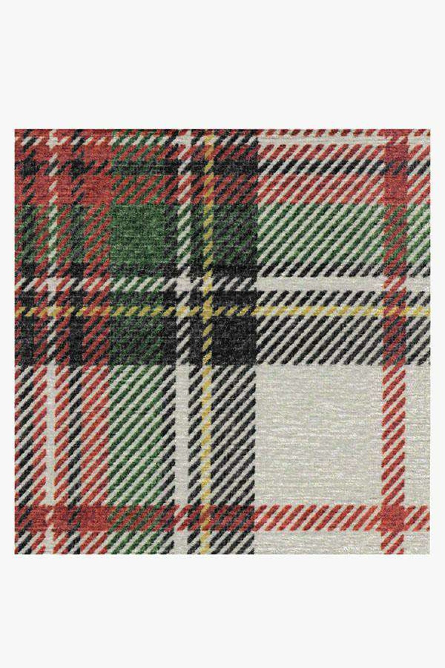 8 10 Red Area Rugs * | Wholesale Ruggable Dress Stewart Tartan Rug