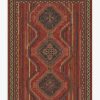 8 10 Red Area Rugs * | Best Sale Ruggable Mandalore Scarlet Red Rug