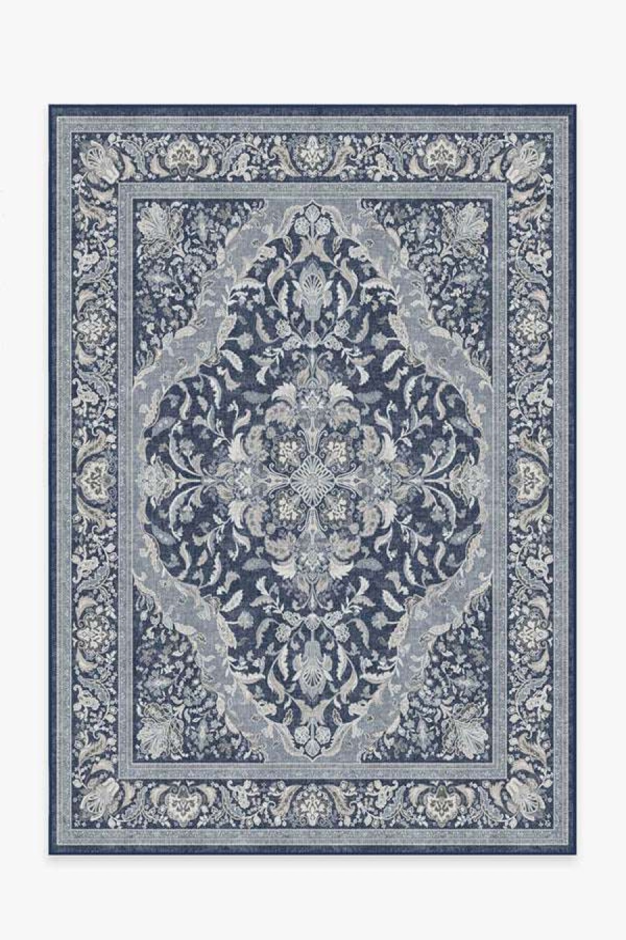 6 9 Outdoor Rugs * | Best Reviews Of Ruggable Outdoor Allura Soft Navy Rug