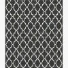 6 9 Outdoor Rugs * | Promo Ruggable Outdoor Varia Trellis Black Rug