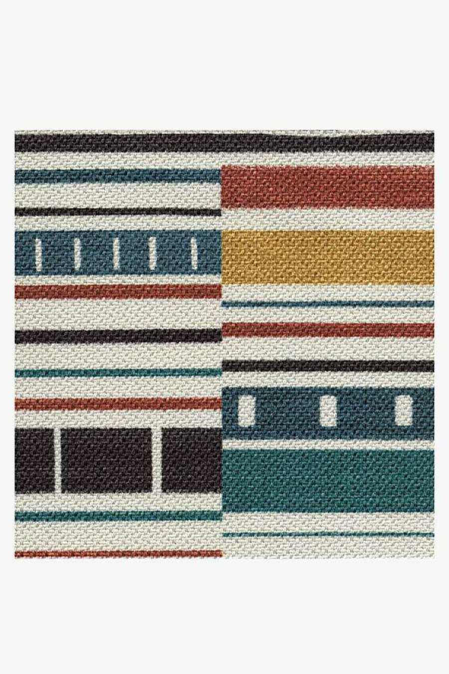 6 9 Outdoor Rugs * | Hot Sale Ruggable Outdoor Riviera Stripe Multicolor Rug