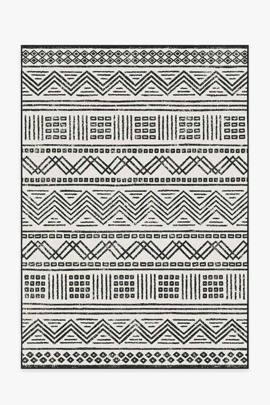 6 9 Outdoor Rugs * | Cheap Ruggable Outdoor Loma White Rug