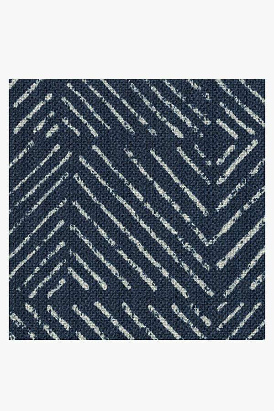 6 9 Outdoor Rugs * | Cheap Ruggable Outdoor Parquet Navy Rug