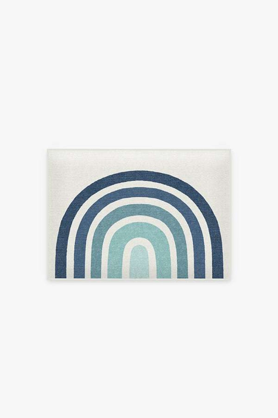 Abstract Rugs * | Coupon Ruggable Reya Teal Blue Bath Mat