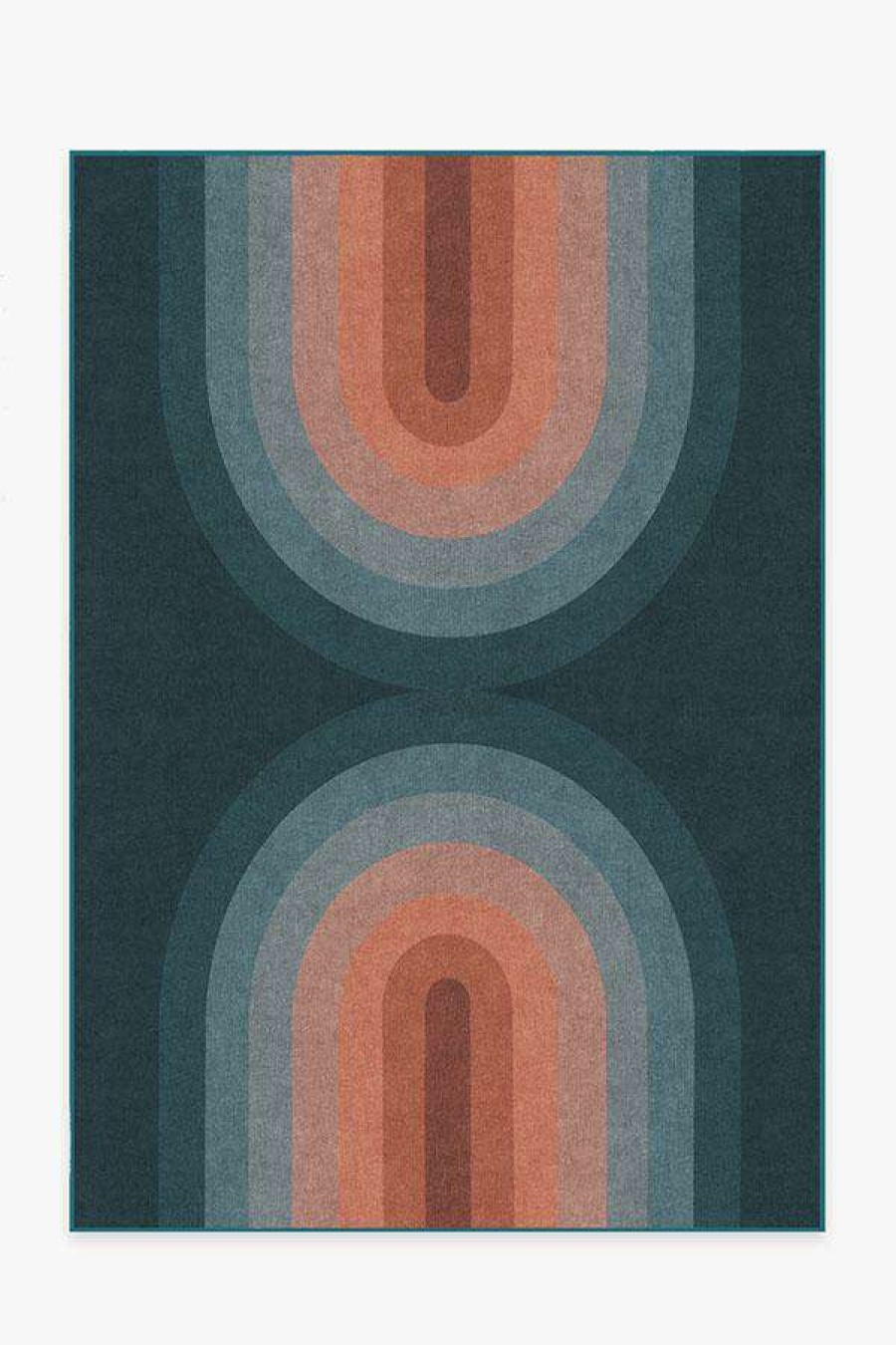 Abstract Rugs * | Coupon Ruggable Absida Teal Rug