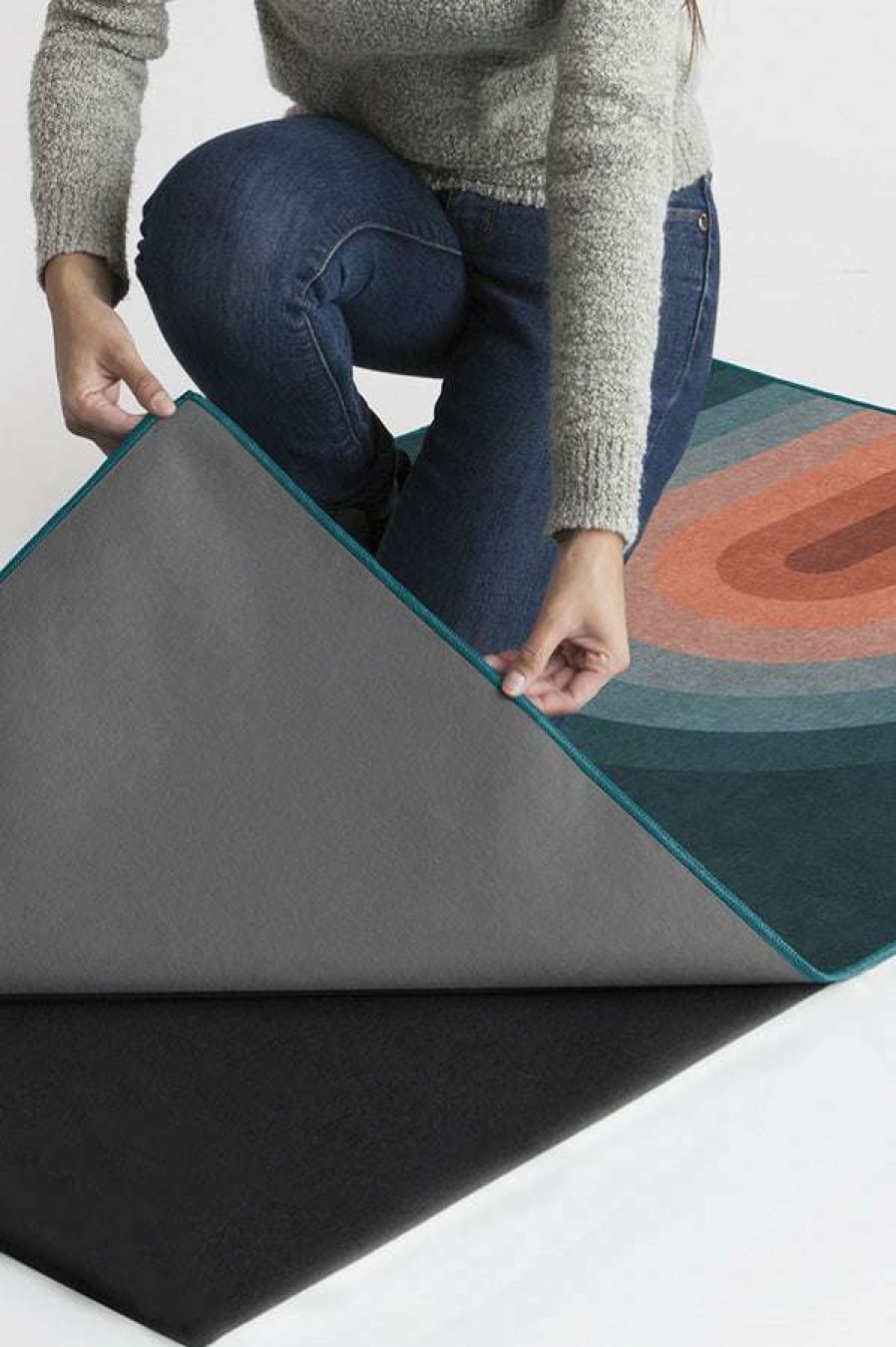 Abstract Rugs * | Coupon Ruggable Absida Teal Rug