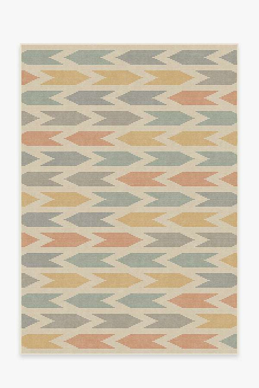 6 9 Outdoor Rugs * | Wholesale Ruggable Outdoor Savannah Multicolor Rug