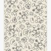 8 10 Black And White Rugs * | Flash Sale Ruggable Mickey Doodles Black And Ivory Rug