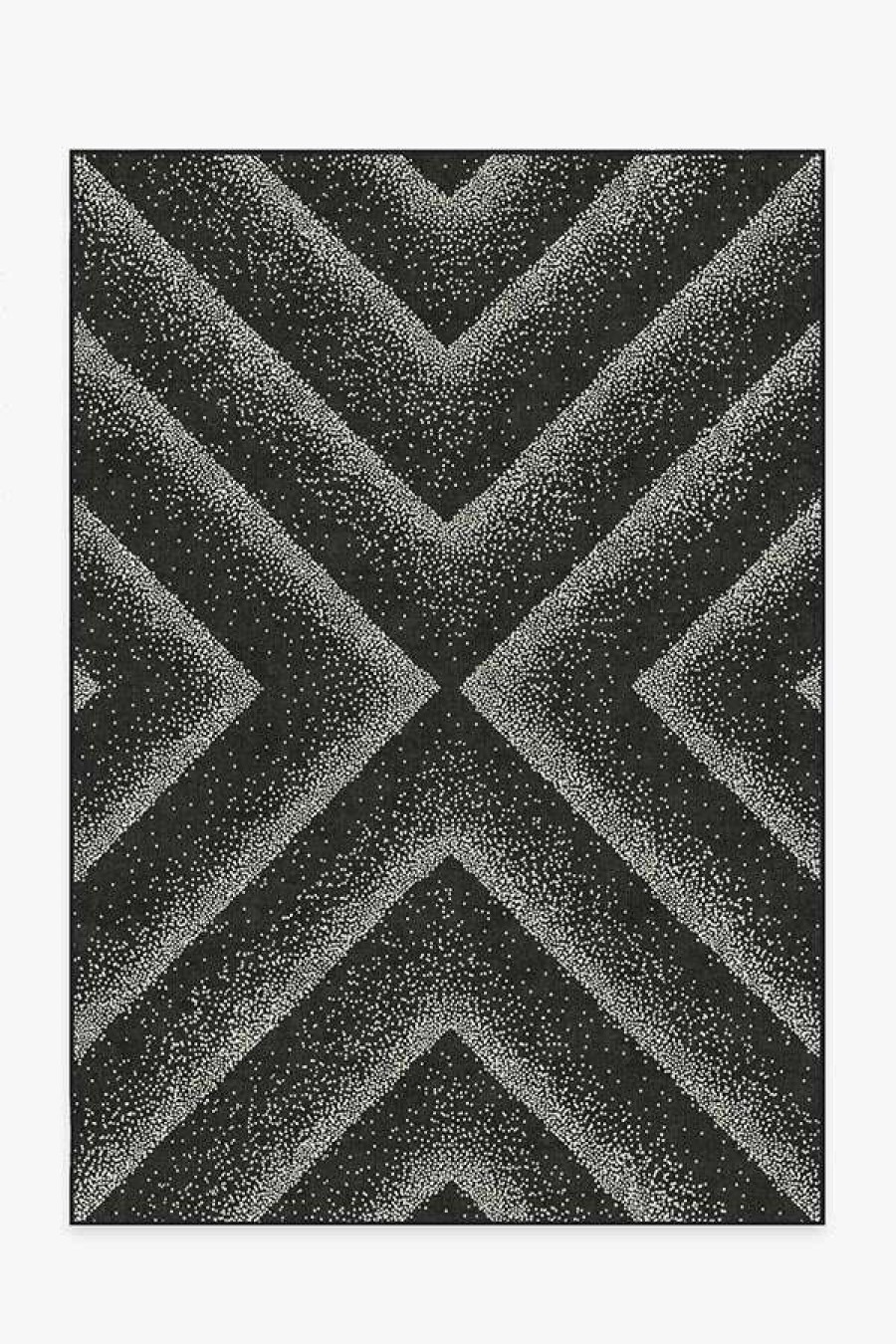 8 10 Black And White Rugs * | Best Deal Ruggable Jonathan Adler Vapor Black & Pearl Rug