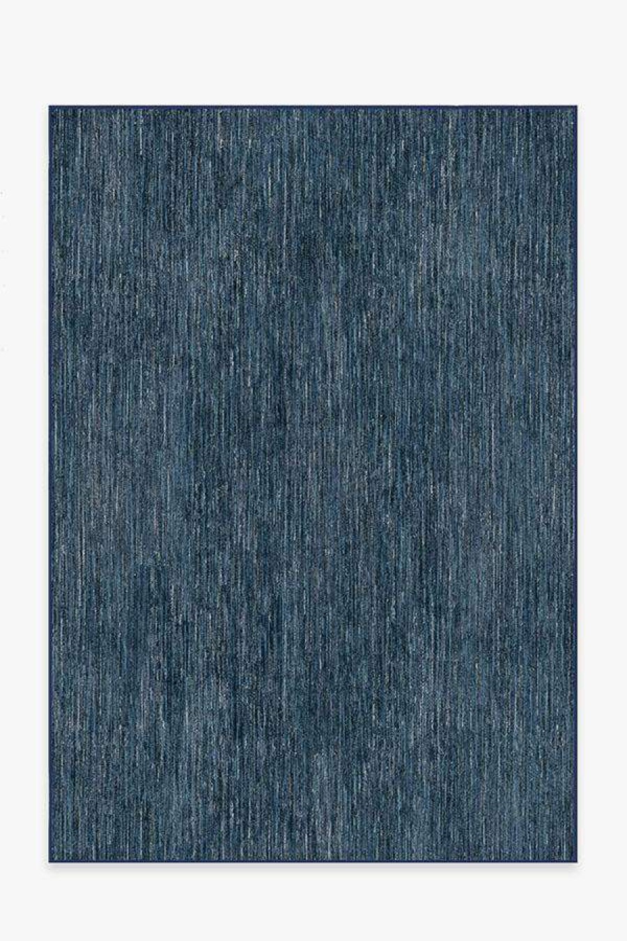 6 9 Outdoor Rugs * | Flash Sale Ruggable Outdoor Chunky Solid Blue Rug