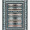 6 9 Outdoor Rugs * | Buy Ruggable Outdoor Juneau Teal Rose Rug