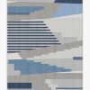 6 9 Outdoor Rugs * | Coupon Ruggable Outdoor Tropea Grey & Blue Rug