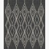 6 9 Outdoor Rugs * | Brand New Ruggable Outdoor Gemma Lattice Black Rug