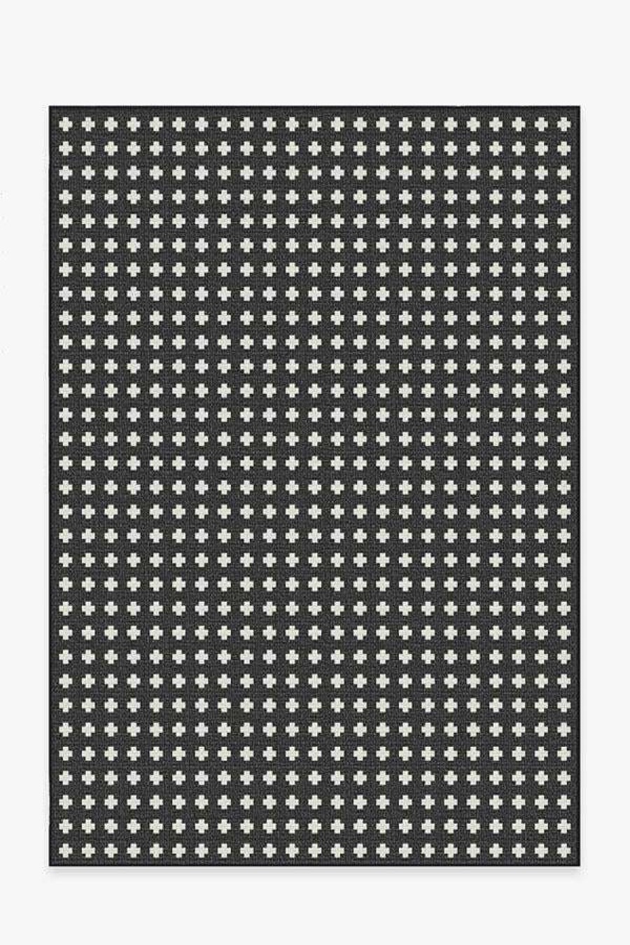 6 9 Outdoor Rugs * | New Ruggable Outdoor Adde Black Rug