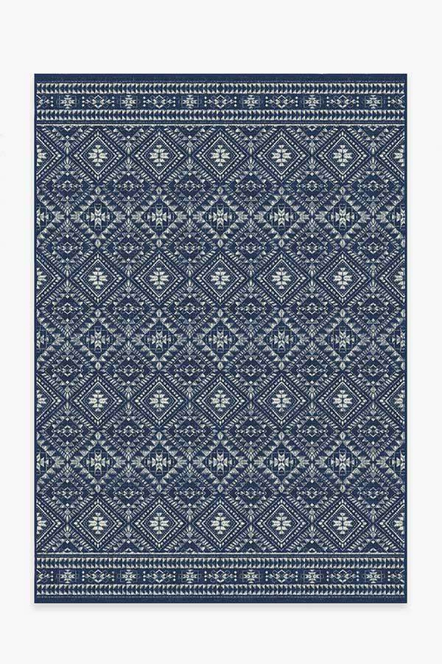 6 9 Outdoor Rugs * | Coupon Ruggable Outdoor Nomada Navy Rug