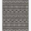 6 9 Outdoor Rugs * | Deals Ruggable Outdoor Loma Black Rug