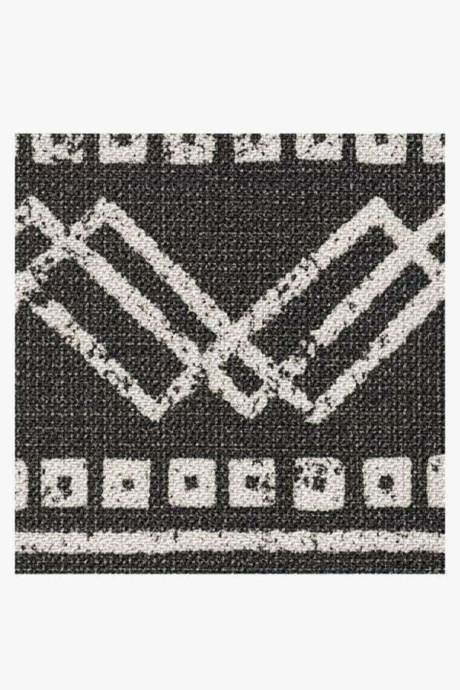 6 9 Outdoor Rugs * | Deals Ruggable Outdoor Loma Black Rug