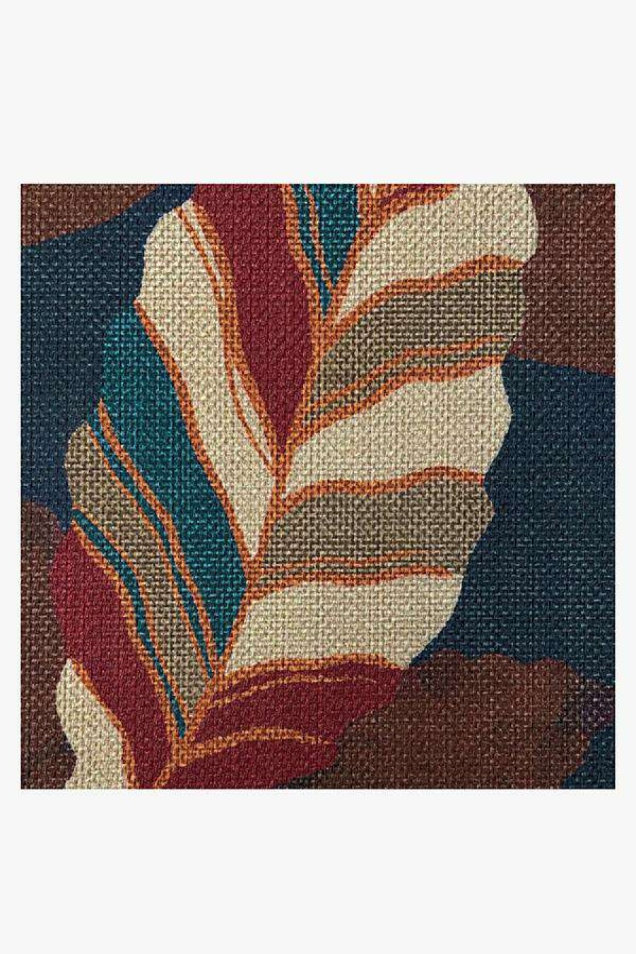 6 9 Outdoor Rugs * | Deals Ruggable Outdoor Aurelia Blue Amber Rug