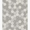 6 9 Outdoor Rugs * | Deals Ruggable Outdoor Honeycomb Grey Rug