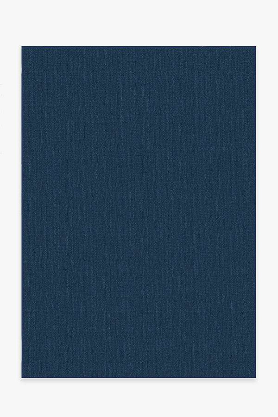 6 9 Outdoor Rugs * | Promo Ruggable Outdoor Denim Solid Indigo Blue Rug