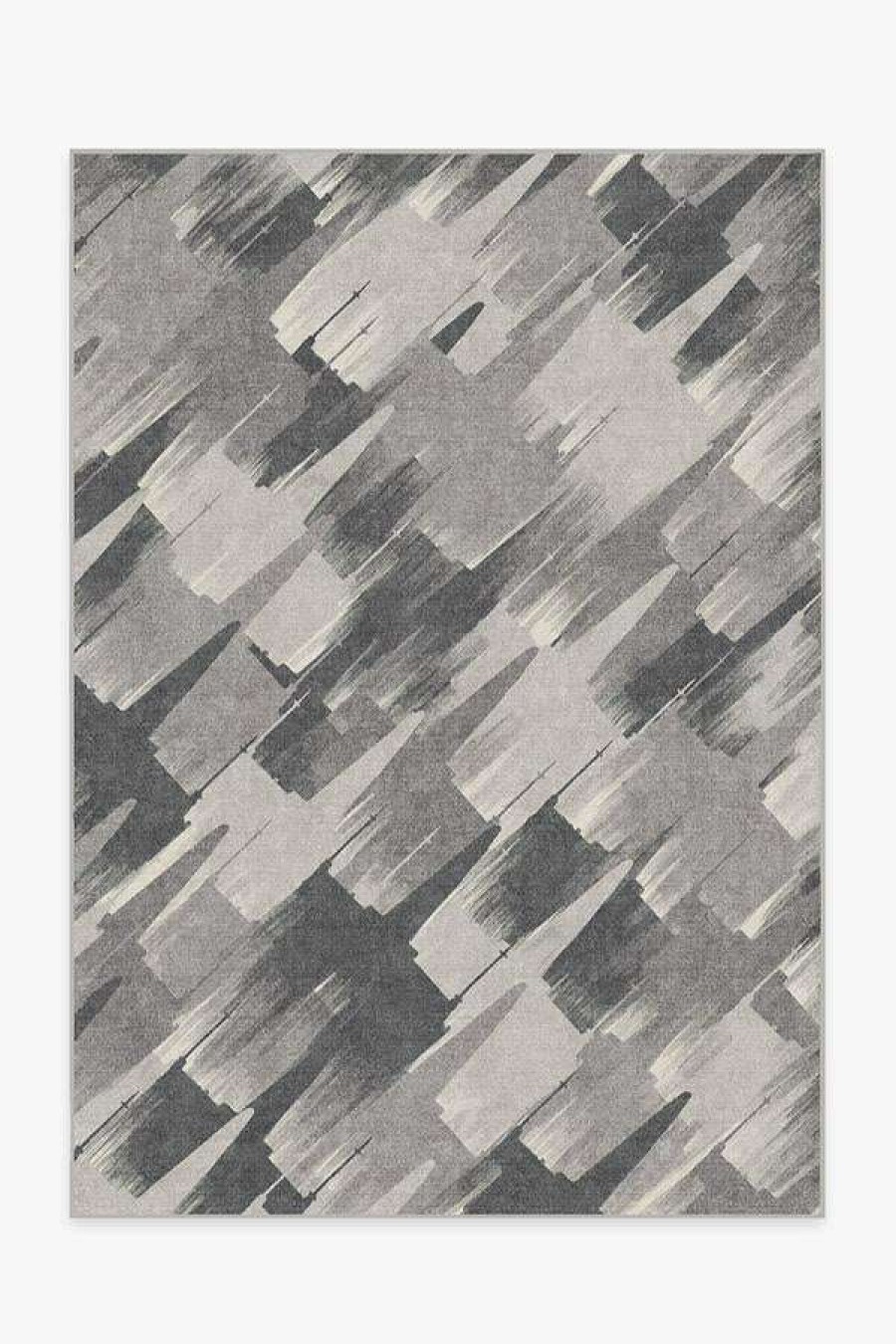 8 10 Black And White Rugs * | Budget Ruggable Rogue Squadron Grey Rug