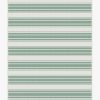 6 9 Outdoor Rugs * | Best Reviews Of Ruggable Outdoor Marina Stripe Sage Green Rug