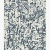 Abstract Rugs * | Coupon Ruggable Scribe Slate Blue Rug