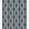 6 9 Outdoor Rugs * | Outlet Ruggable Outdoor Motus Diamond Navy Rug