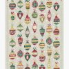 8 10 Red Area Rugs * | Wholesale Ruggable Festive Garland Holiday Shortbread Rug