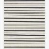 8 10 Black And White Rugs * | Best Reviews Of Ruggable Hudson Stripe Black Rug