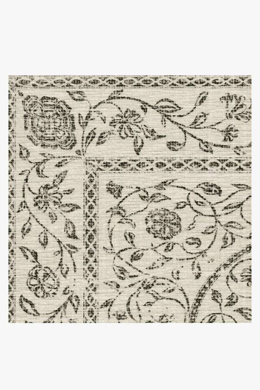 8 10 Black And White Rugs * | Hot Sale Ruggable Vianna Black & Ivory Rug